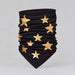 Goldbergh unisex Anzu Neck Gaiter in Black/Gold (Black/Gold) - side. AI-generated from manufacturer imagery.