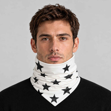 Goldbergh unisex Anzu Neck Gaiter in Snow White (Snow White) - mens front. AI-generated from manufacturer imagery.