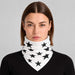 Goldbergh unisex Anzu Neck Gaiter in Snow White (Snow White) - womens front. AI-generated from manufacturer imagery.