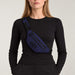 Goldbergh unisex Col Bum Bag in French Blue (French Blue) - womens front. AI-generated from manufacturer imagery.
