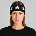 Goldbergh unisex Cosmic Headband (Black) - womens front. AI-generated from manufacturer imagery.