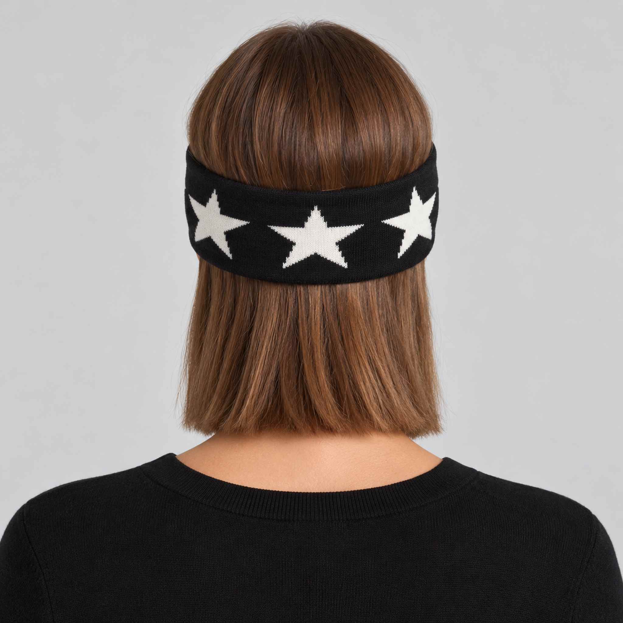 Goldbergh unisex Cosmic Headband (Black) - womens back. AI-generated from manufacturer imagery.