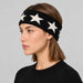 Goldbergh unisex Cosmic Headband (Black) - womens side. AI-generated from manufacturer imagery.
