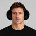 Goldbergh unisex Fluffy Earwarmers in Black (Black) - mens front. AI-generated from manufacturer imagery.