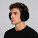 Goldbergh unisex Fluffy Earwarmers in Black (Black) - mens side. AI-generated from manufacturer imagery.