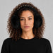 Goldbergh unisex Fluffy Earwarmers in Black (Black) - womens front. AI-generated from manufacturer imagery.