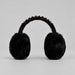 Goldbergh unisex Fluffy Earwarmers in Black (Black) - back. AI-generated from manufacturer imagery.