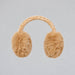 Goldbergh unisex Fluffy Earwarmers in Lark (Lark) - front. AI-generated from manufacturer imagery.
