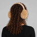 Goldbergh unisex Fluffy Earwarmers in Lark (Lark) - womens back. AI-generated from manufacturer imagery.
