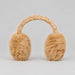 Goldbergh unisex Fluffy Earwarmers in Lark (Lark) - back. AI-generated from manufacturer imagery.