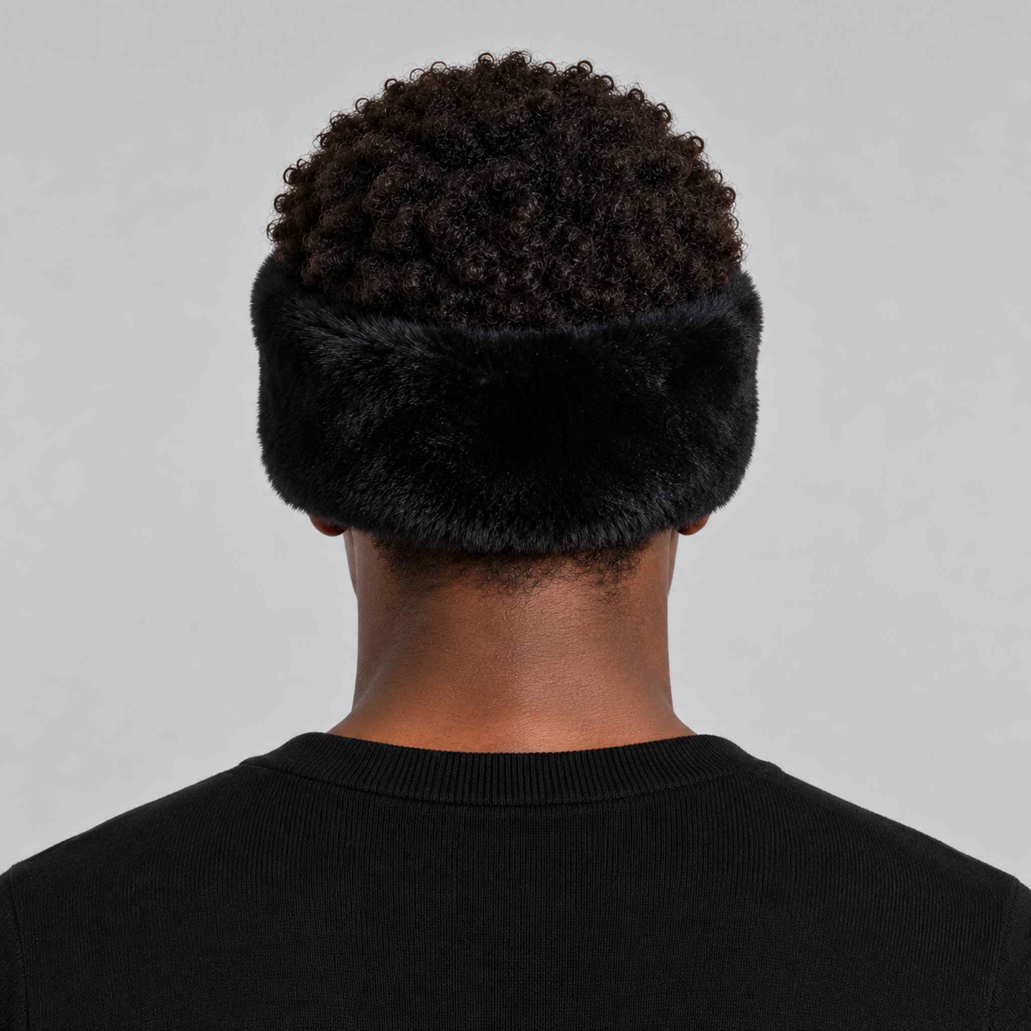 Goldbergh unisex Froid Headband (Black) - mens back. AI-generated from manufacturer imagery.