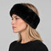 Goldbergh unisex Froid Headband (Black) - womens side. AI-generated from manufacturer imagery.