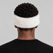 Goldbergh unisex Froid Headband in White (Snow White) - mens back. AI-generated from manufacturer imagery.