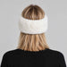 Goldbergh unisex Froid Headband in White (Snow White) - womens back. AI-generated from manufacturer imagery.