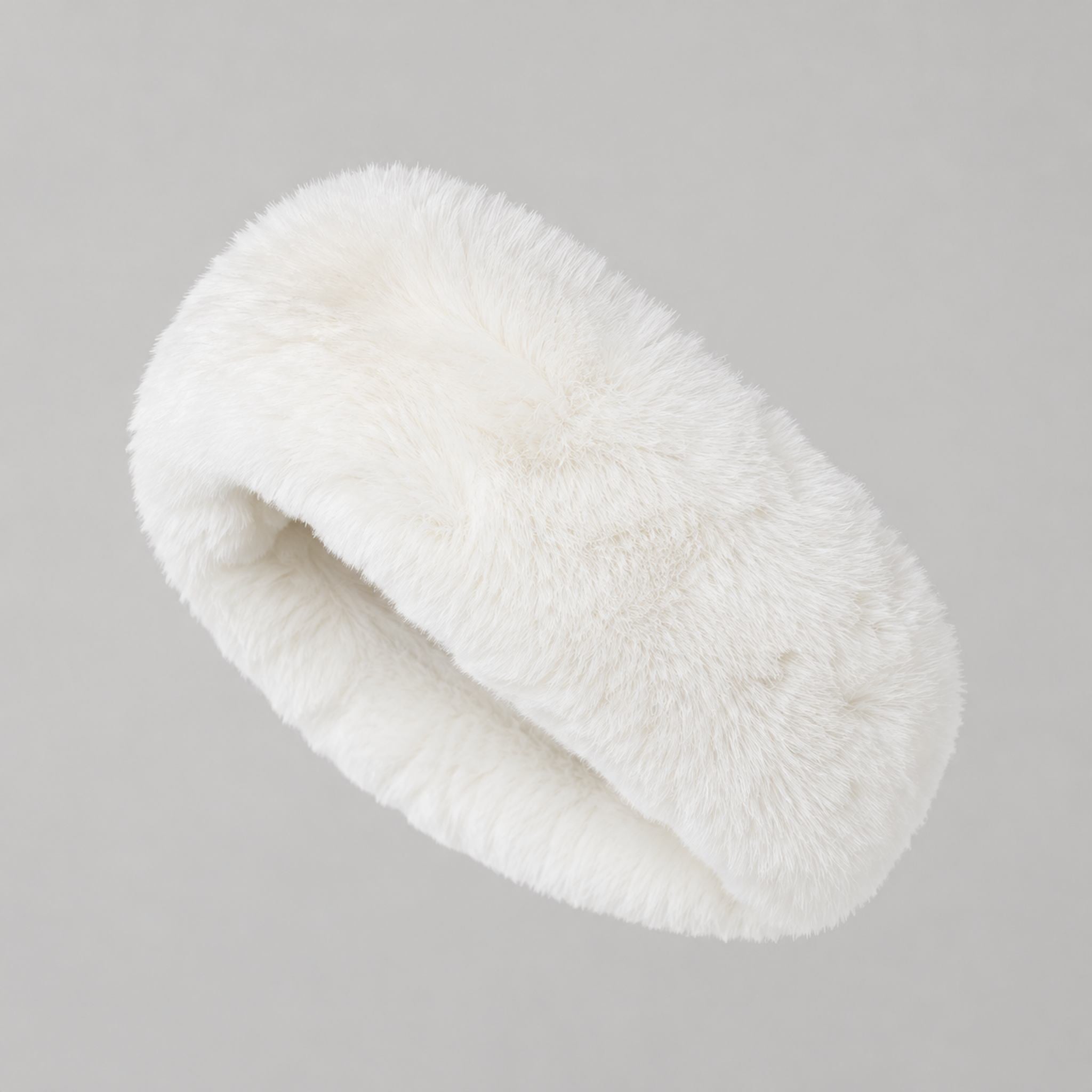 Goldbergh unisex Froid Headband in White (Snow White) - back. AI-generated from manufacturer imagery.