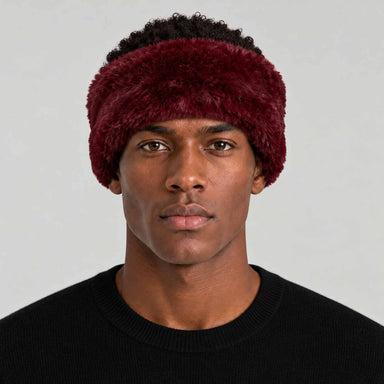 Goldbergh unisex Froid Headband in Vino Rosso (Vino Rosso) - mens front. AI-generated from manufacturer imagery.