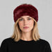 Goldbergh unisex Froid Headband in Vino Rosso (Vino Rosso) - womens front. AI-generated from manufacturer imagery.