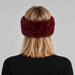 Goldbergh unisex Froid Headband in Vino Rosso (Vino Rosso) - womens back. AI-generated from manufacturer imagery.