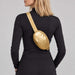 Goldbergh Hinata Bum Bag in Rich Gold - womens back. AI-generated from manufacturer imagery.