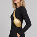 Goldbergh Hinata Bum Bag in Rich Gold - womens side. AI-generated from manufacturer imagery.