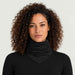 Goldbergh unisex Kira Neck Gaiter (Black) - womens front. AI-generated from manufacturer imagery.