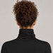 Goldbergh Kira Neck Gaiter in Black — womens back. AI-generated from manufacturer reference photographs.