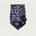 Goldbergh unisex Kizuna Neck Gaiter in Bandana Paisley Blue (Bandana Paisley Blue) - front. AI-generated from manufacturer imagery.