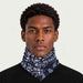 Goldbergh unisex Kizuna Neck Gaiter in Bandana Paisley Blue (Bandana Paisley Blue) - mens front. AI-generated from manufacturer imagery.