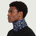 Goldbergh unisex Kizuna Neck Gaiter in Bandana Paisley Blue (Bandana Paisley Blue) - mens side. AI-generated from manufacturer imagery.
