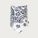 Goldbergh unisex Kizuna Neck Gaiter in Paisley White (Paisley White) - front. AI-generated from manufacturer imagery.