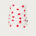 Goldbergh unisex Kouki Neck Gaiter (Flame White) - front. AI-generated from manufacturer imagery.