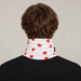 Goldbergh Kouki Neck Gaiter in Flame White — mens back. AI-generated from manufacturer reference photographs.