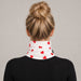 Goldbergh Kouki Neck Gaiter in Flame White — womens back. AI-generated from manufacturer reference photographs.