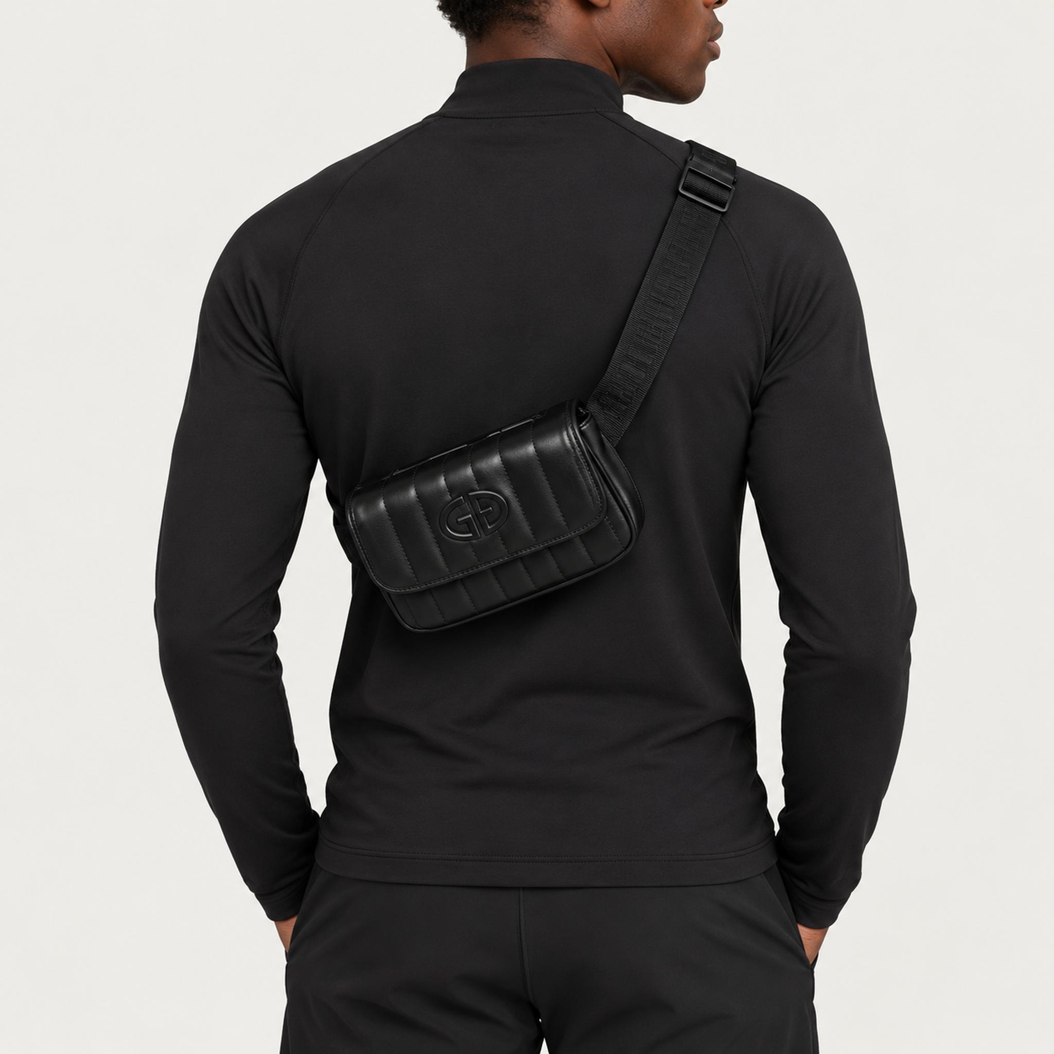 Goldbergh unisex Nara Bum Bag (Black) - mens back. AI-generated from manufacturer imagery.