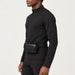 Goldbergh unisex Nara Bum Bag (Black) - mens side. AI-generated from manufacturer imagery.