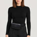 Goldbergh unisex Nara Bum Bag (Black) - womens front. AI-generated from manufacturer imagery.