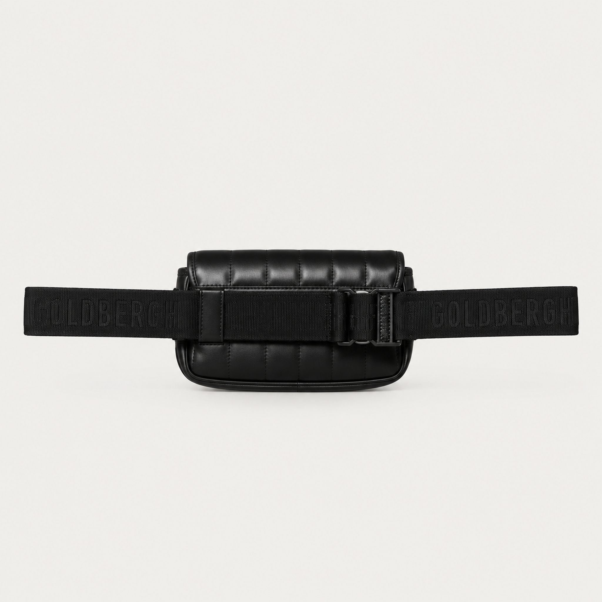 Goldbergh unisex Nara Bum Bag (Black) - back. AI-generated from manufacturer imagery.
