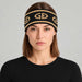 Goldbergh Tiara Headband in Black/Gold in Black Gold — womens front. AI-generated from manufacturer reference photographs.