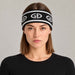 Goldbergh Tiara Headband in Black in Black White — womens front. AI-generated from manufacturer reference photographs.