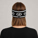 Goldbergh Tiara Headband in Black in Black White — womens back. AI-generated from manufacturer reference photographs.