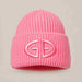 Goldbergh Valerie Beanie in Pink Cosmos in Pink Cosmos — front. AI-generated from manufacturer reference photographs.