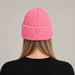 Goldbergh Valerie Beanie in Pink Cosmos in Pink Cosmos — womens back. AI-generated from manufacturer reference photographs.