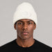 Goldbergh Valerie Beanie in Snow White in Snow White — mens front. AI-generated from manufacturer reference photographs.