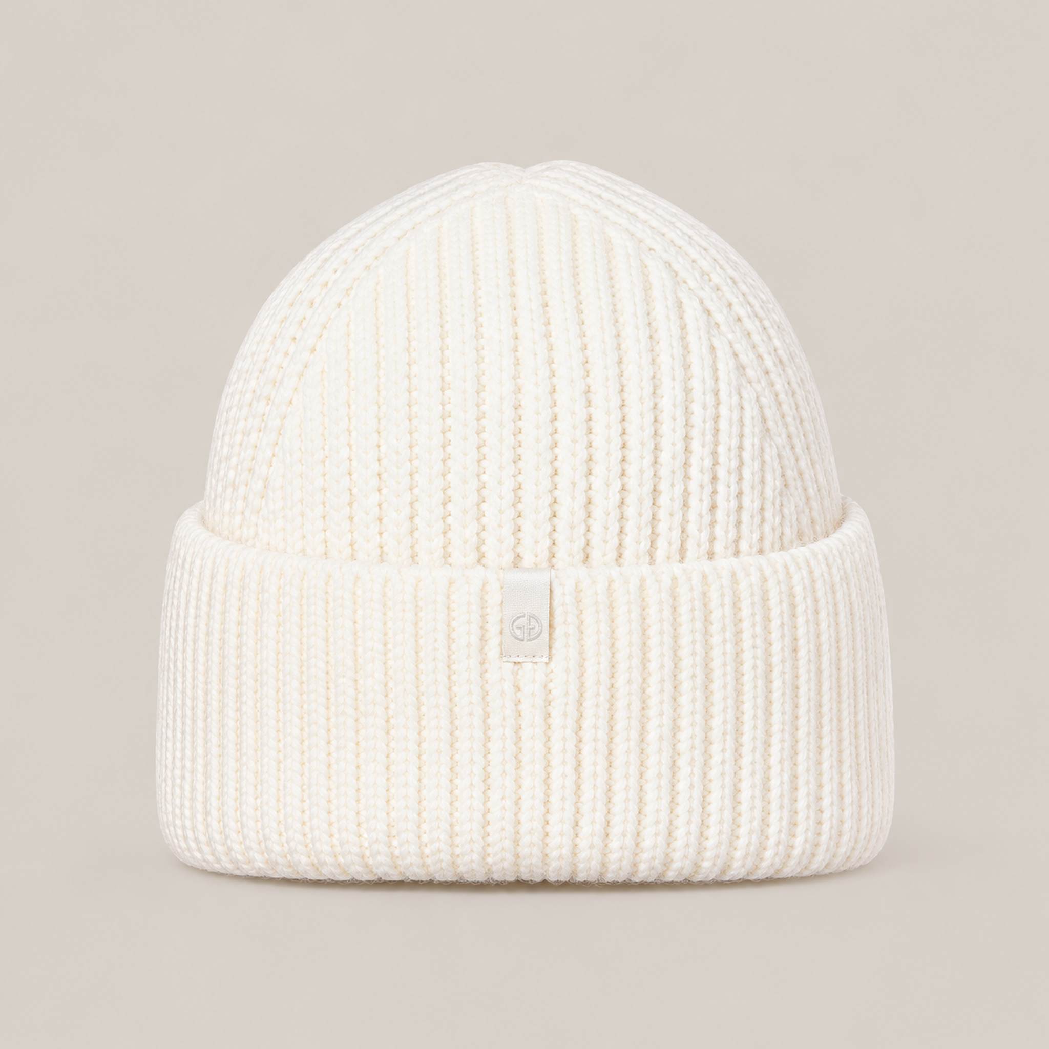 Goldbergh Valerie Beanie in Snow White in Snow White — back. AI-generated from manufacturer reference photographs.