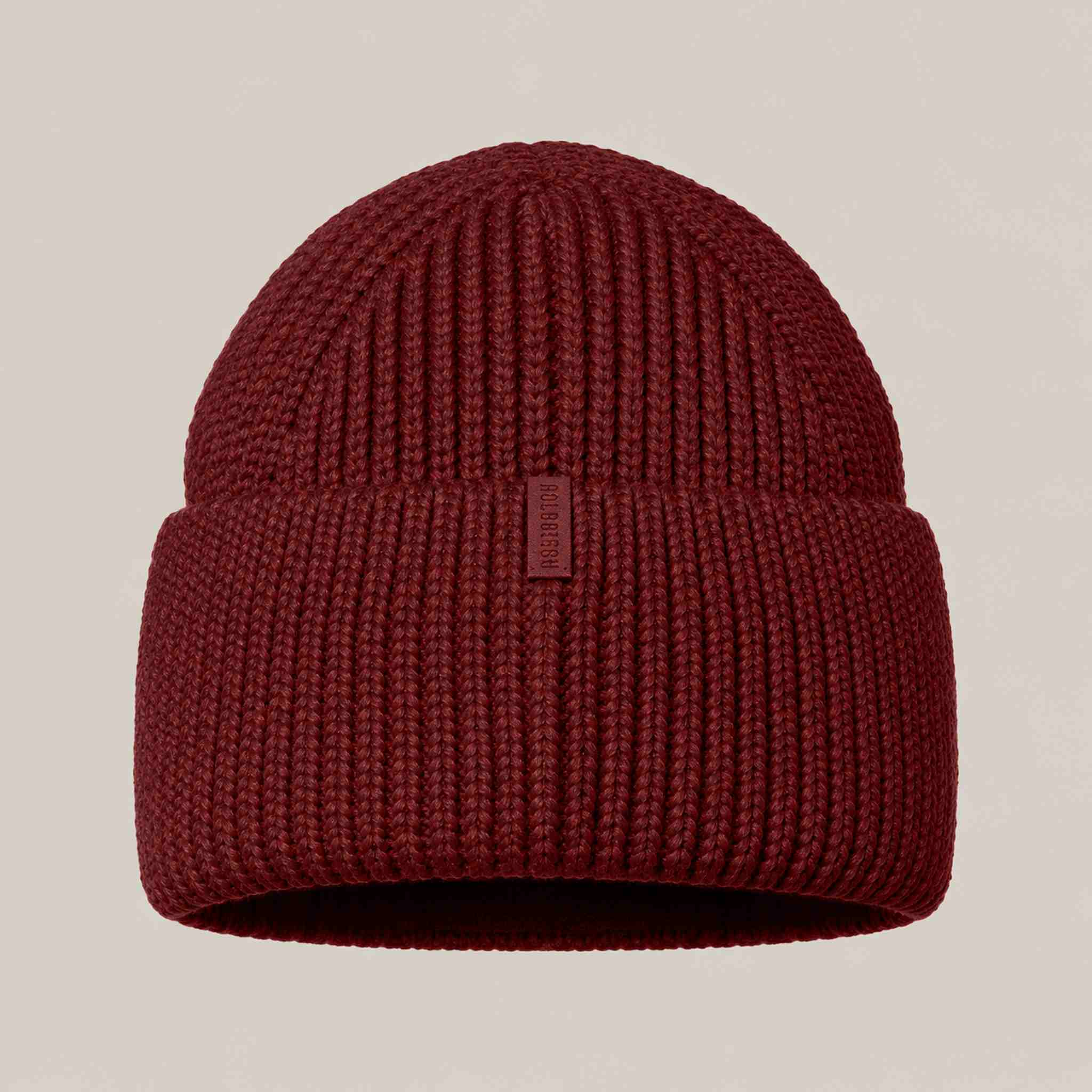 Goldbergh Valerie Beanie in Vino Rosso in Vino Rosso — back. AI-generated from manufacturer reference photographs.