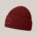 Goldbergh Valerie Beanie in Vino Rosso in Vino Rosso — side. AI-generated from manufacturer reference photographs.