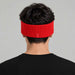 Goldbergh Warmth Headband in Flame Red in Flame — mens back. AI-generated from manufacturer reference photographs.
