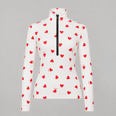 Goldbergh womens Aimi Pully (Flame White) - front. AI-generated from manufacturer imagery.