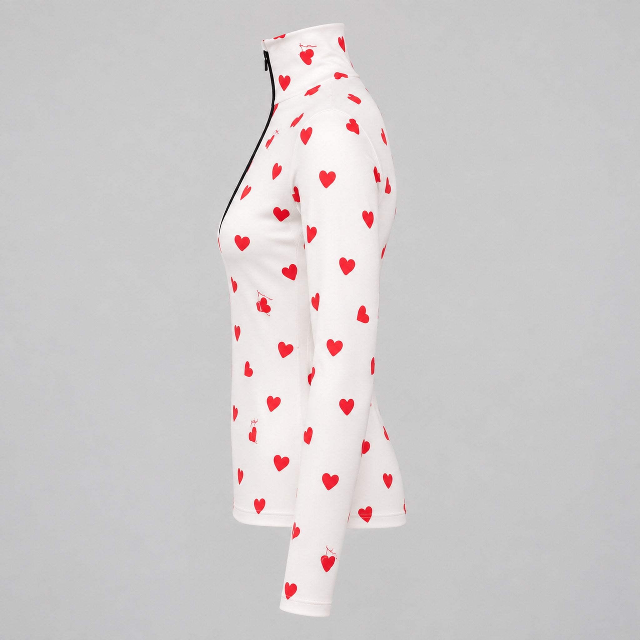 Goldbergh womens Aimi Pully (Flame White) - side. AI-generated from manufacturer imagery.