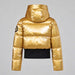 Goldbergh womens Bombardino Ski Jacket in Rich Gold (Rich Gold) - back. AI-generated from manufacturer imagery.